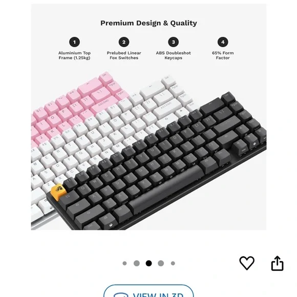 Glorious Gaming GMMK 2-65 Percent Keyboard - Picture 4 of 13